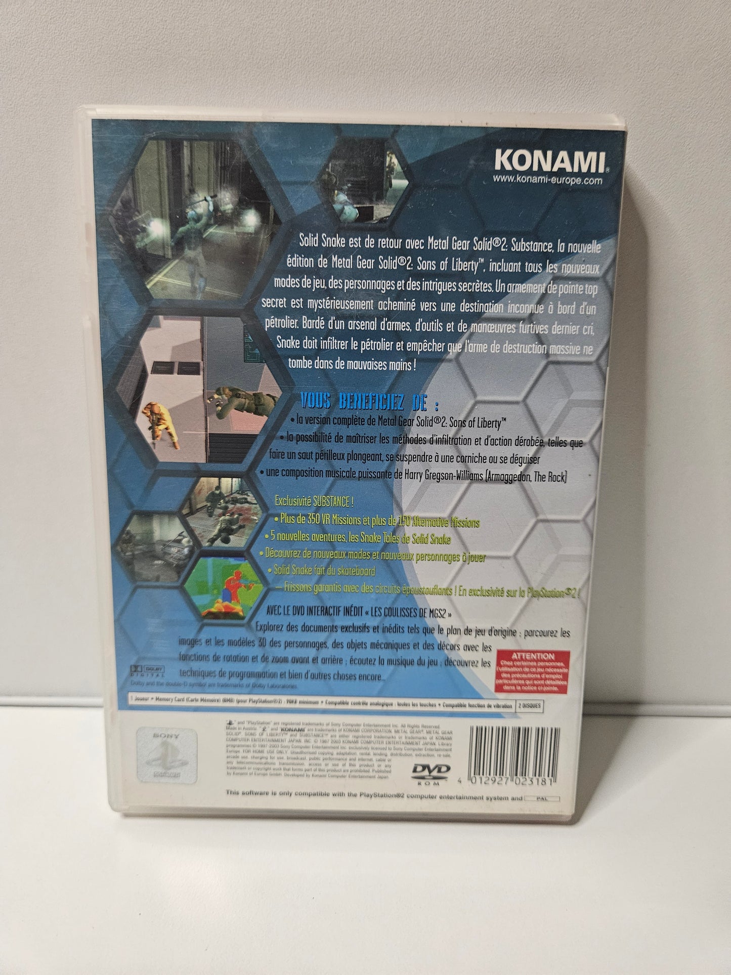 Playstation - Metal Gear Solid 2 Substance Collector