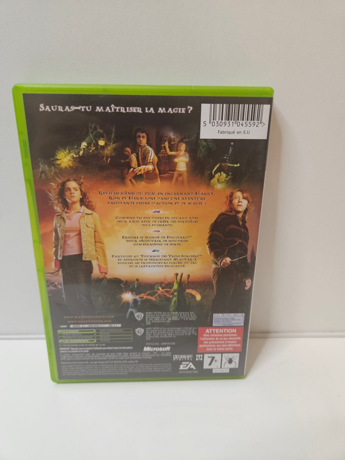 Xbox - Harry potter et la coupe de feu