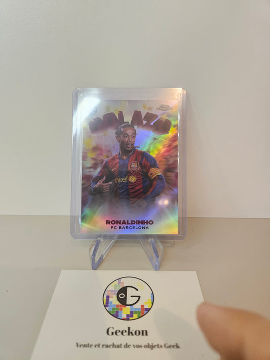 TOPPS CHROME 2022/23 RONALDINHO BARCELONE GOLAZO