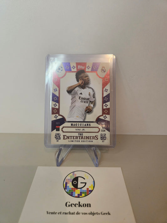 Topps Match Attax CL 24/25 Numéro Ele 3 Vini Jr. Magicians The Entertainers