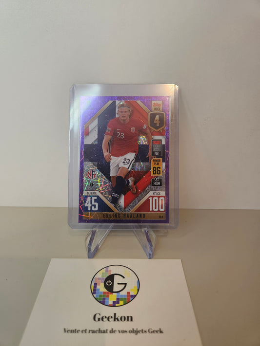 Erling Haaland Road To The Uefa Nations League Finals Match Attax 101 Purple