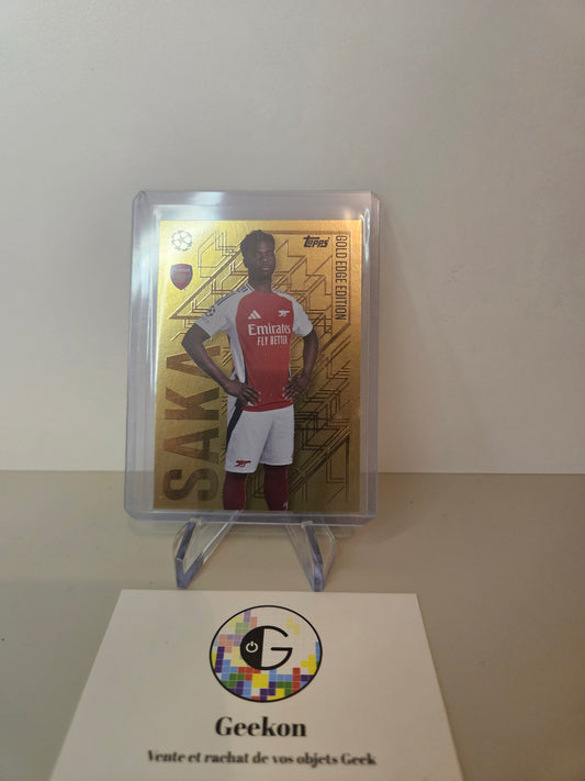 Topps Match Attax 2024-25 Gold Edge Edition Bukayo SAKA Arsenal #GE3