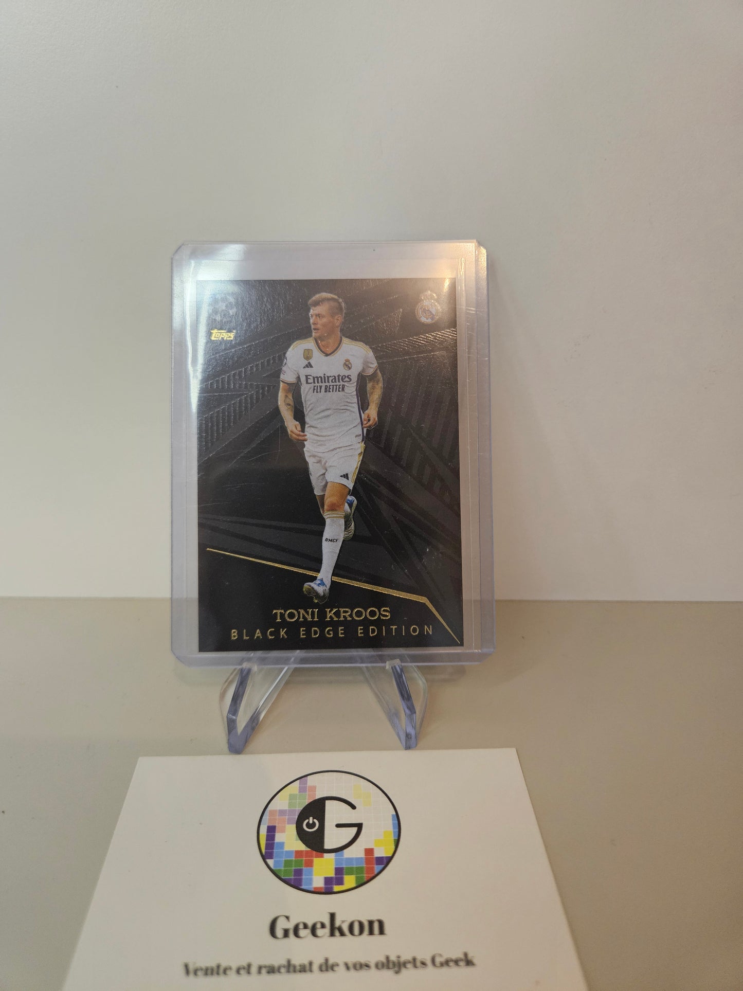 Toni Kroos card - Black Edge Edition - Topps Match Attax - 2023/24