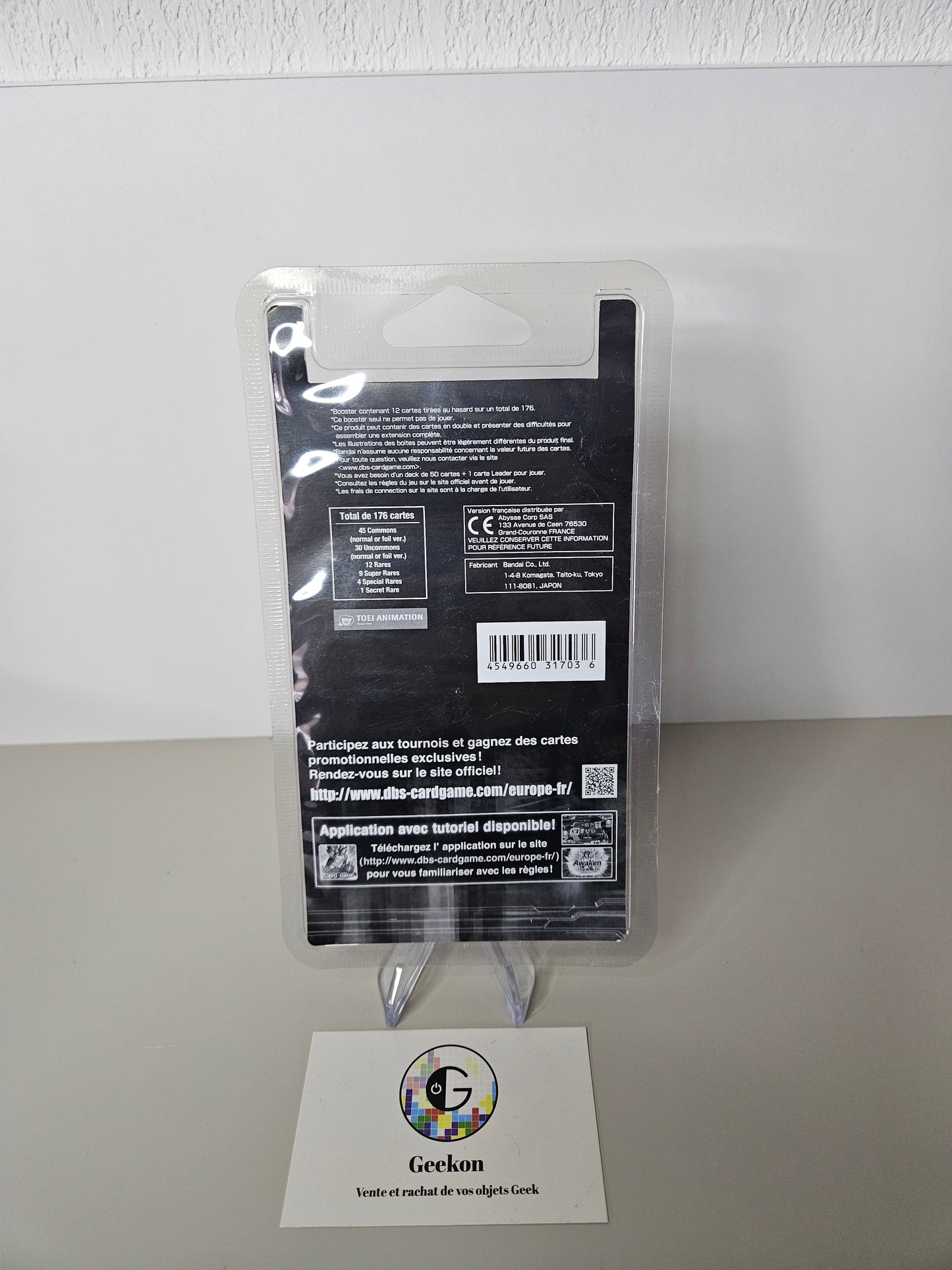 Booster Blister Dragon ball Tournament of power