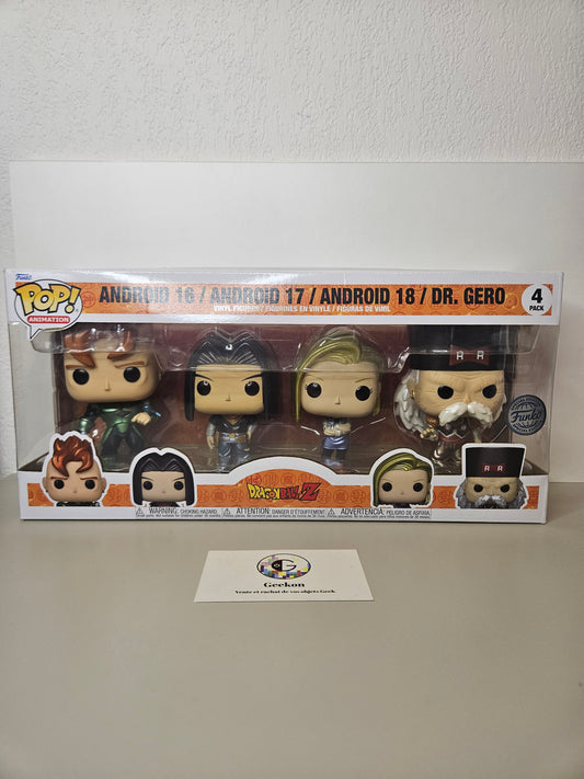 Funko Pop 4 Pack Android DBZ