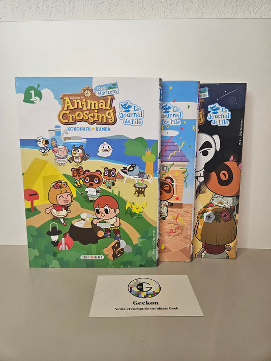 Lot 3 Tomes Animal Crossing