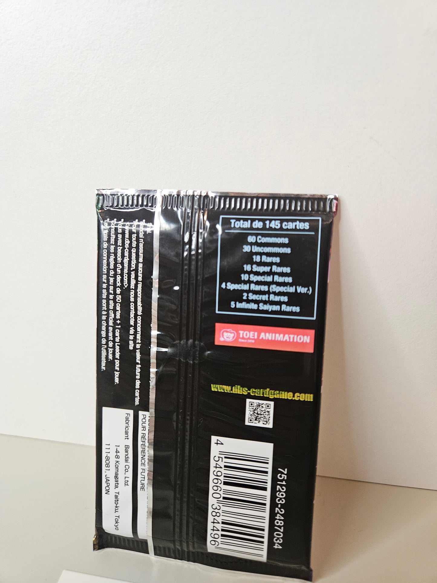 Booster Vegeta et Nappa Dragon Ball Super Card Game B07