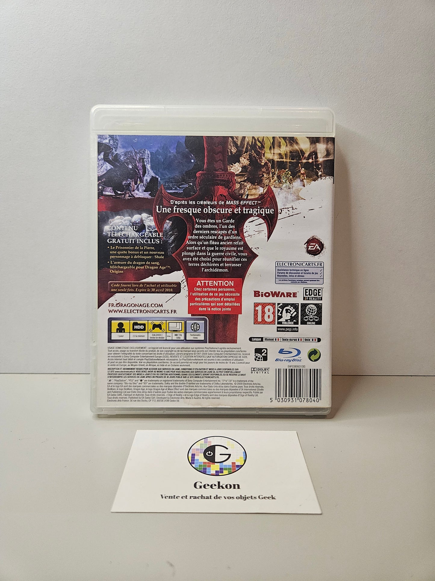 Playstation - Dragon Age Origins