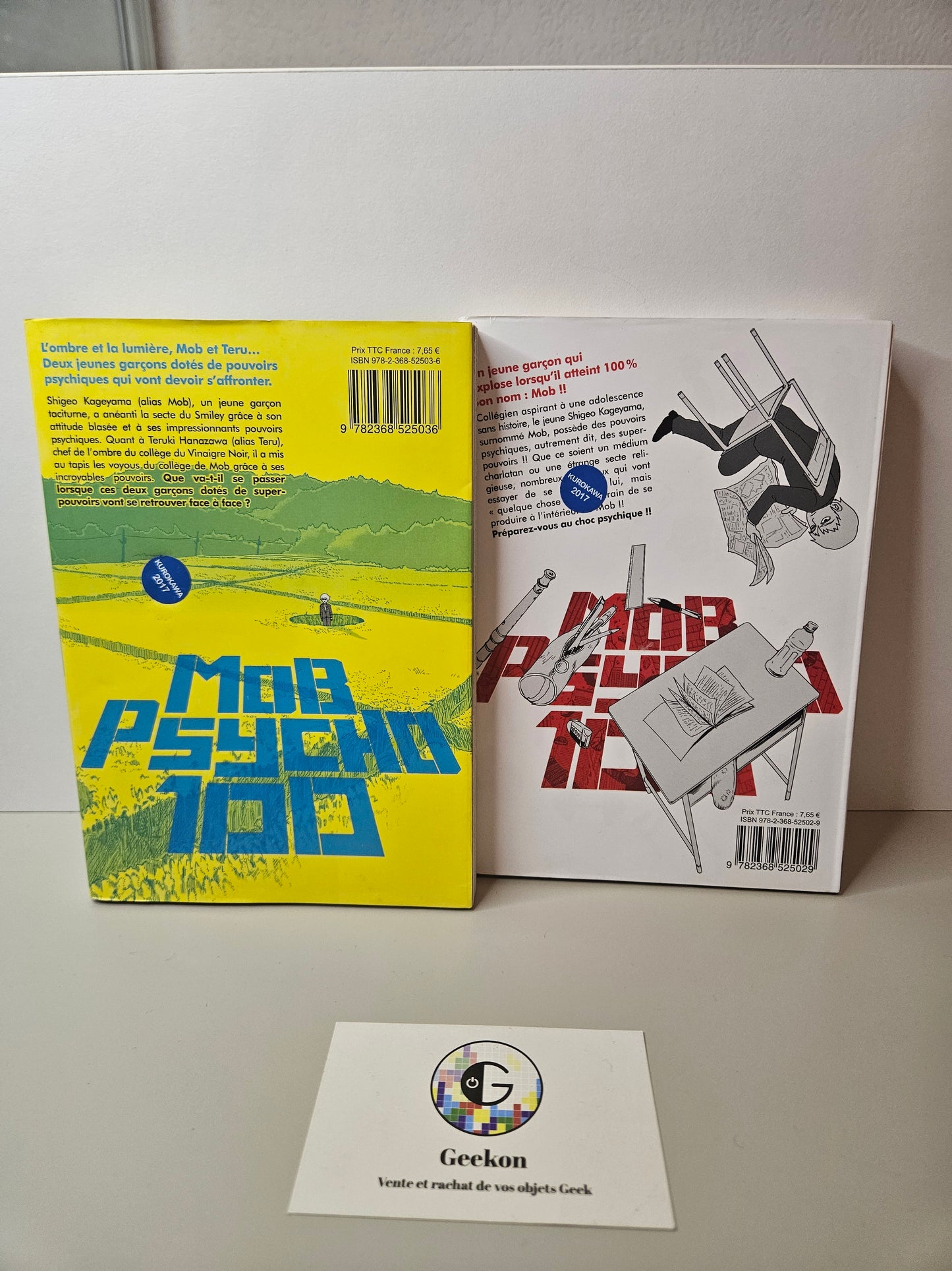 Tome 1 et 2 Mob Psycho