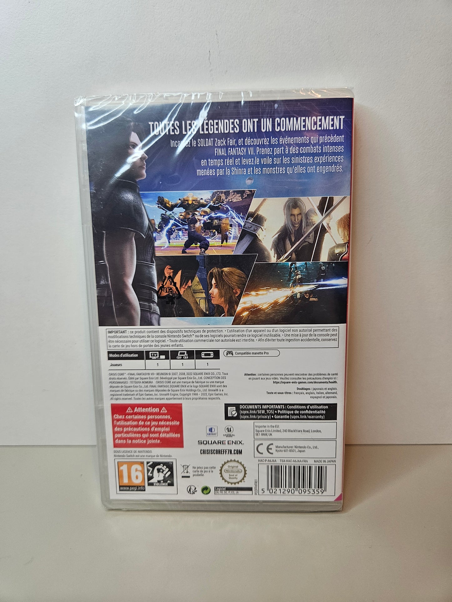 Nintendo - Crisis Core Final Fantasy VII Reunion