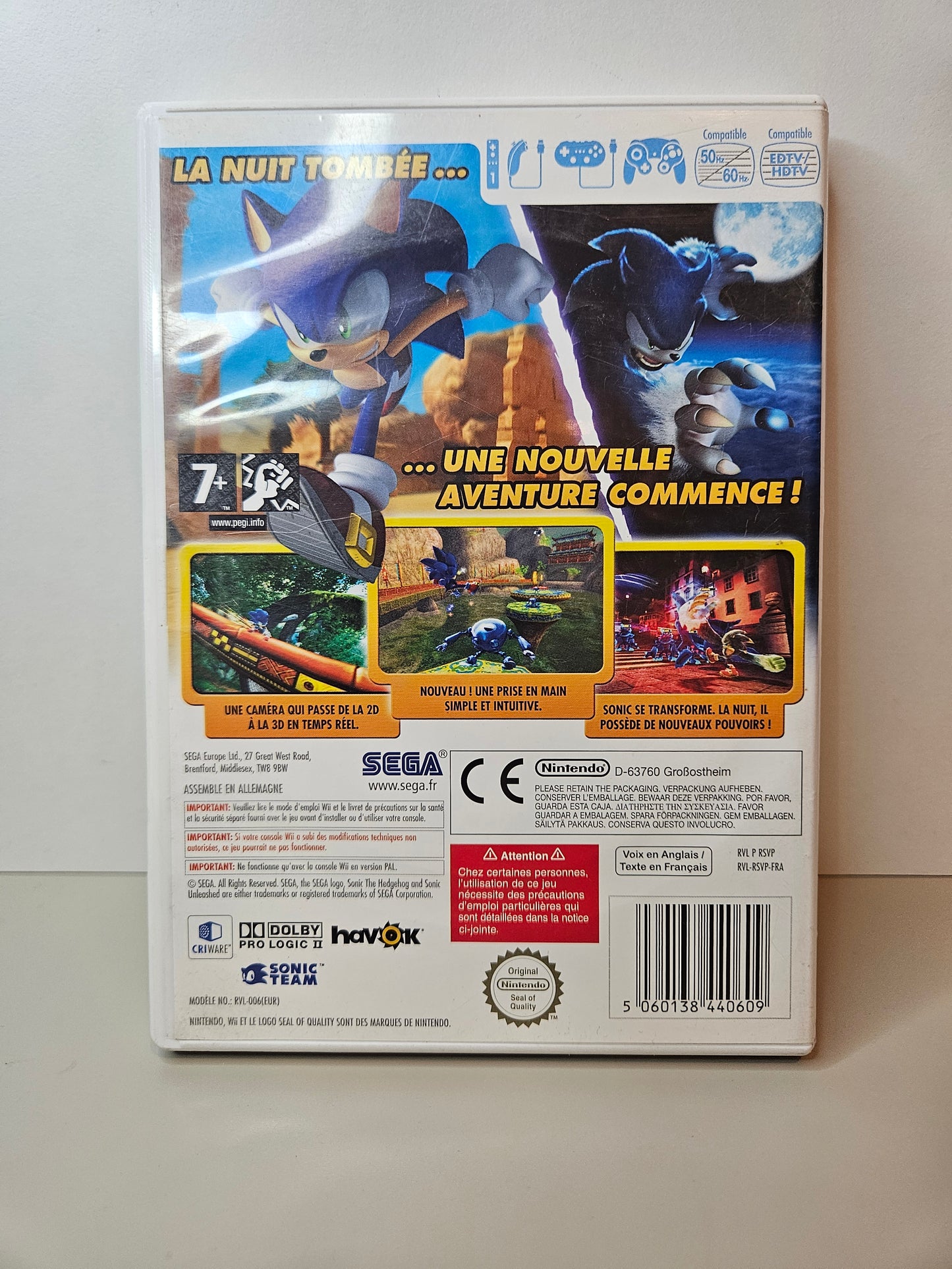 Nintendo - Sonic Unleashed