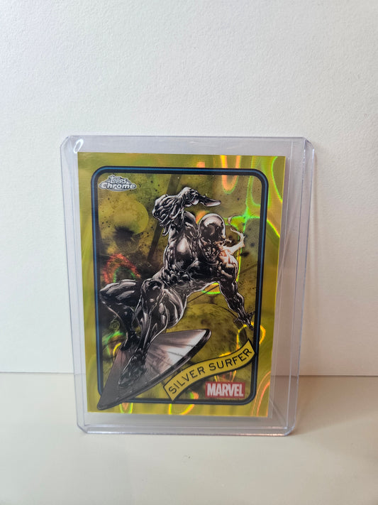 Silver Sufer Gold Lava Marvel Topps Chrome 2025