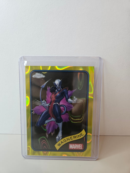 Wagnerine Gold Lava Marvel Topps Chrome 2025