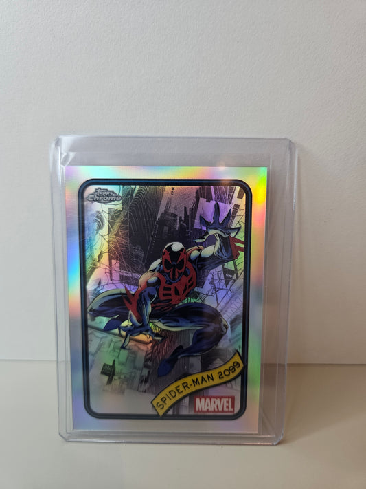 Spider-man 2099 refractor Marvel Topps Chrome 2025