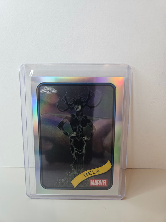 Hela Refractor Marvel Topps Chrome 2025