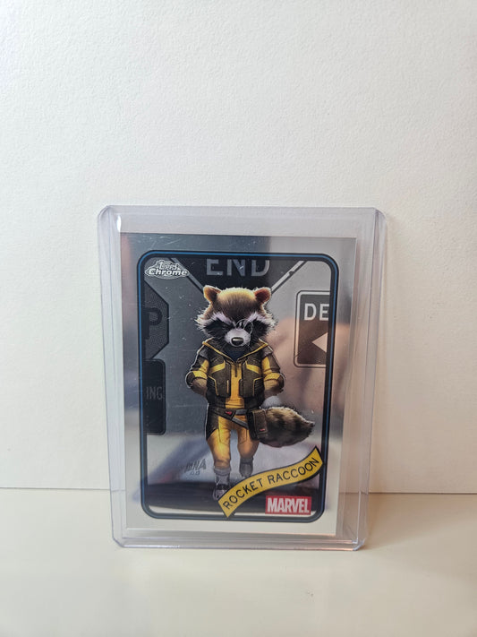 Rocket Raccon Marvel Topps Chrome 2025
