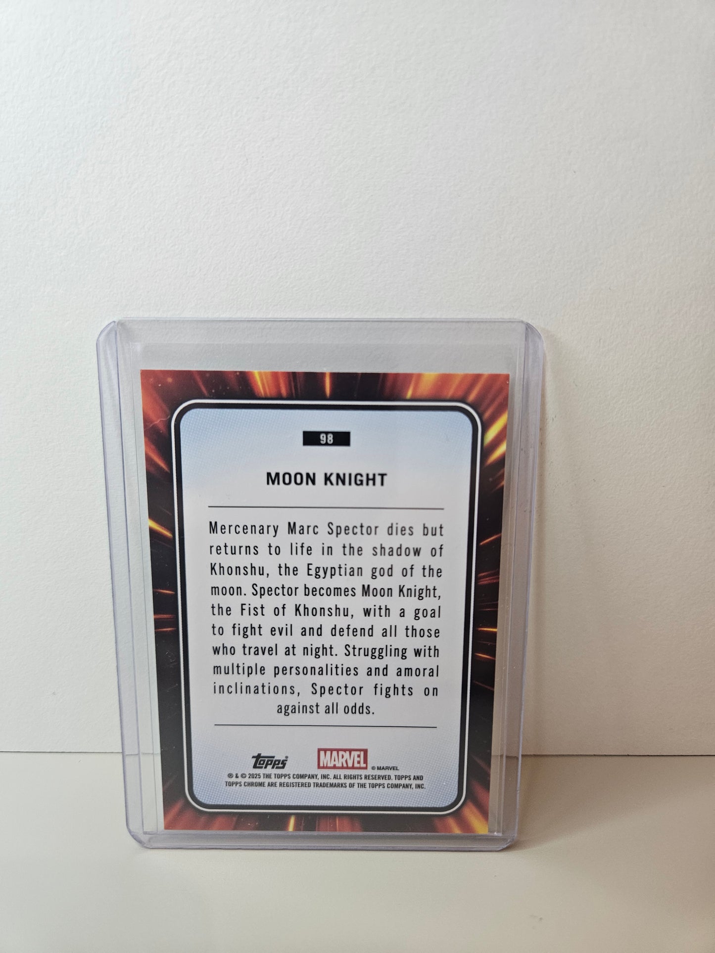 Moon Knight Marvel Topps Chrome 2025
