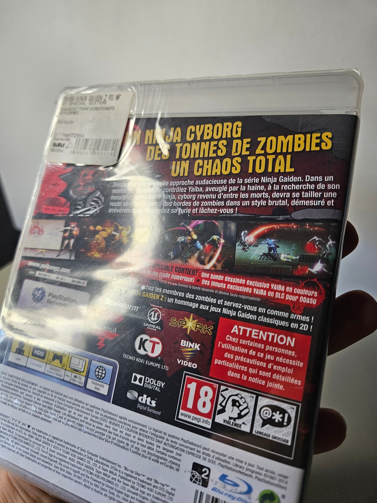 Playstation - Yaiba Ninja Gaiden Z