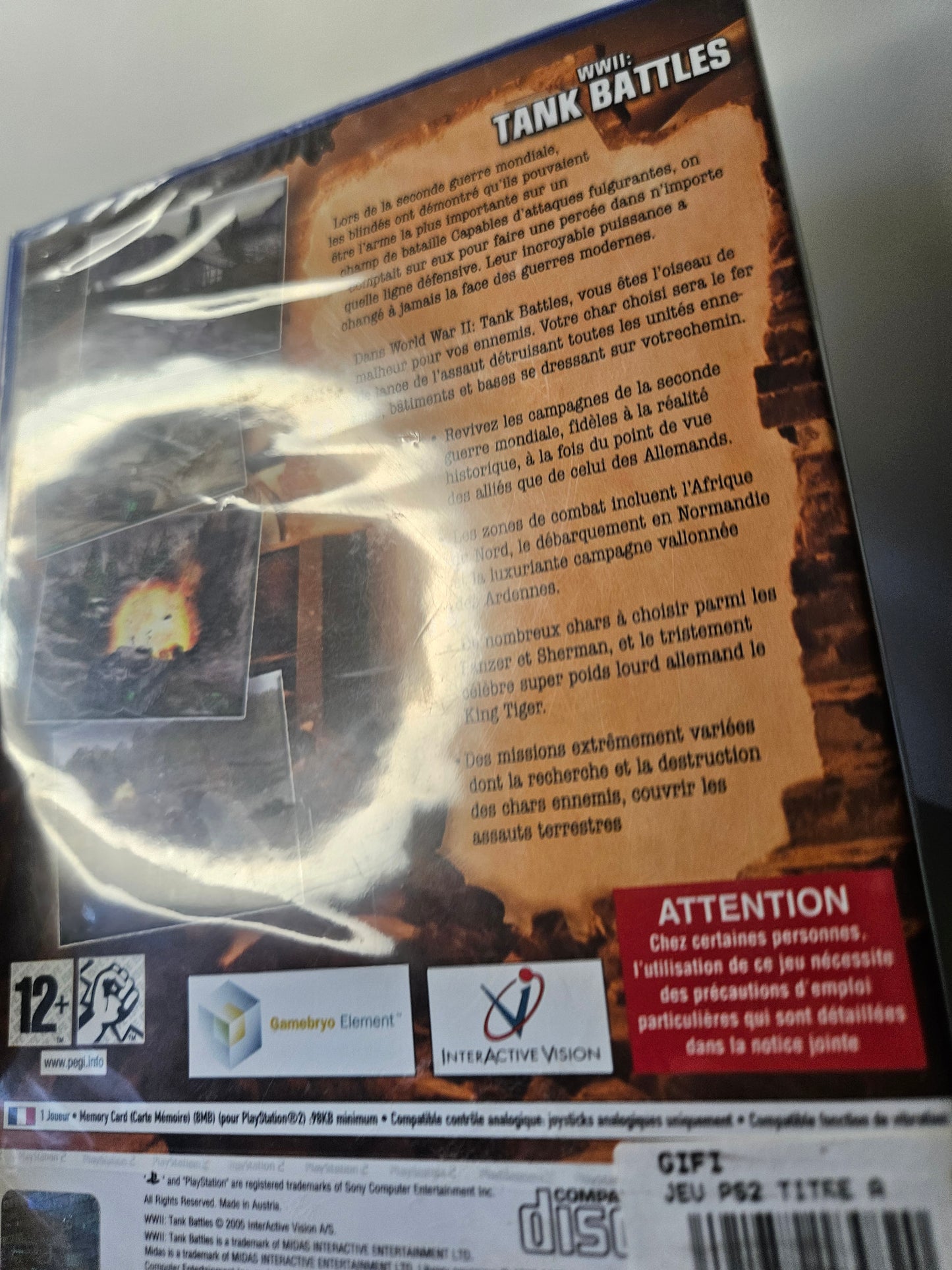 Playstation - WWII Tank Battles