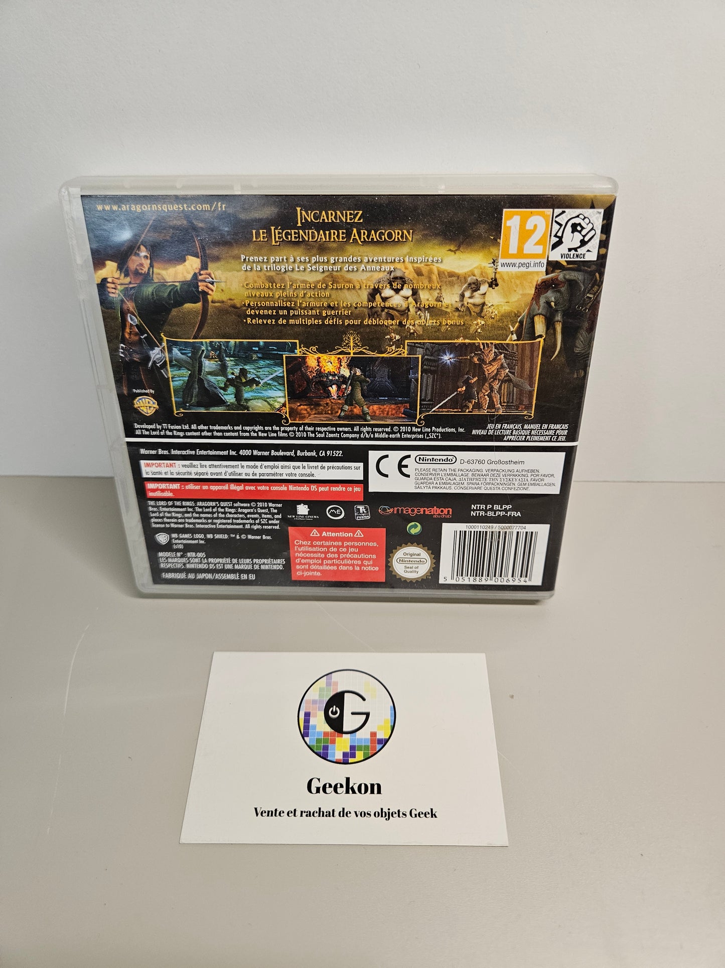 Nintendo - La quête d'aragorn