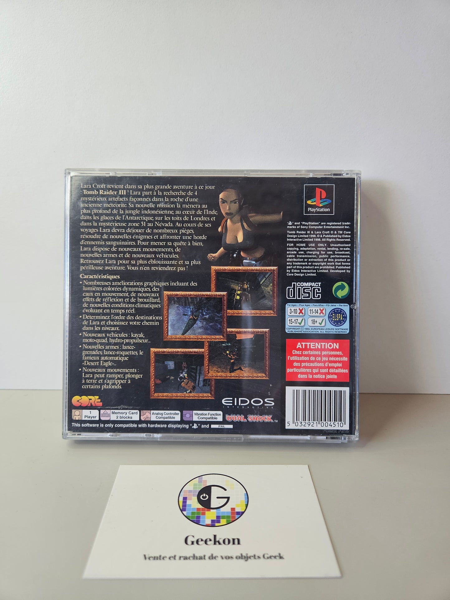 Playstation - Tomb Raider III