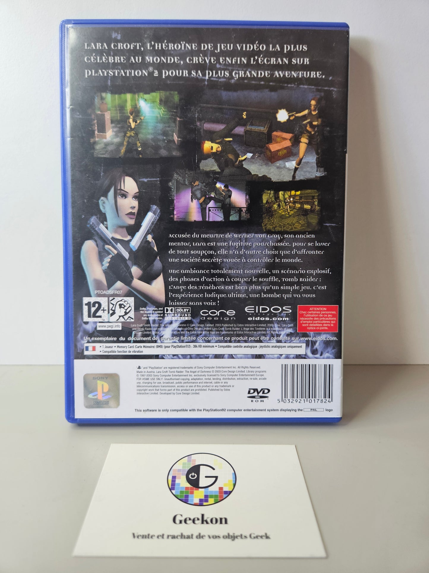 Playstation - Tomb Raider L'ange des ténèbres