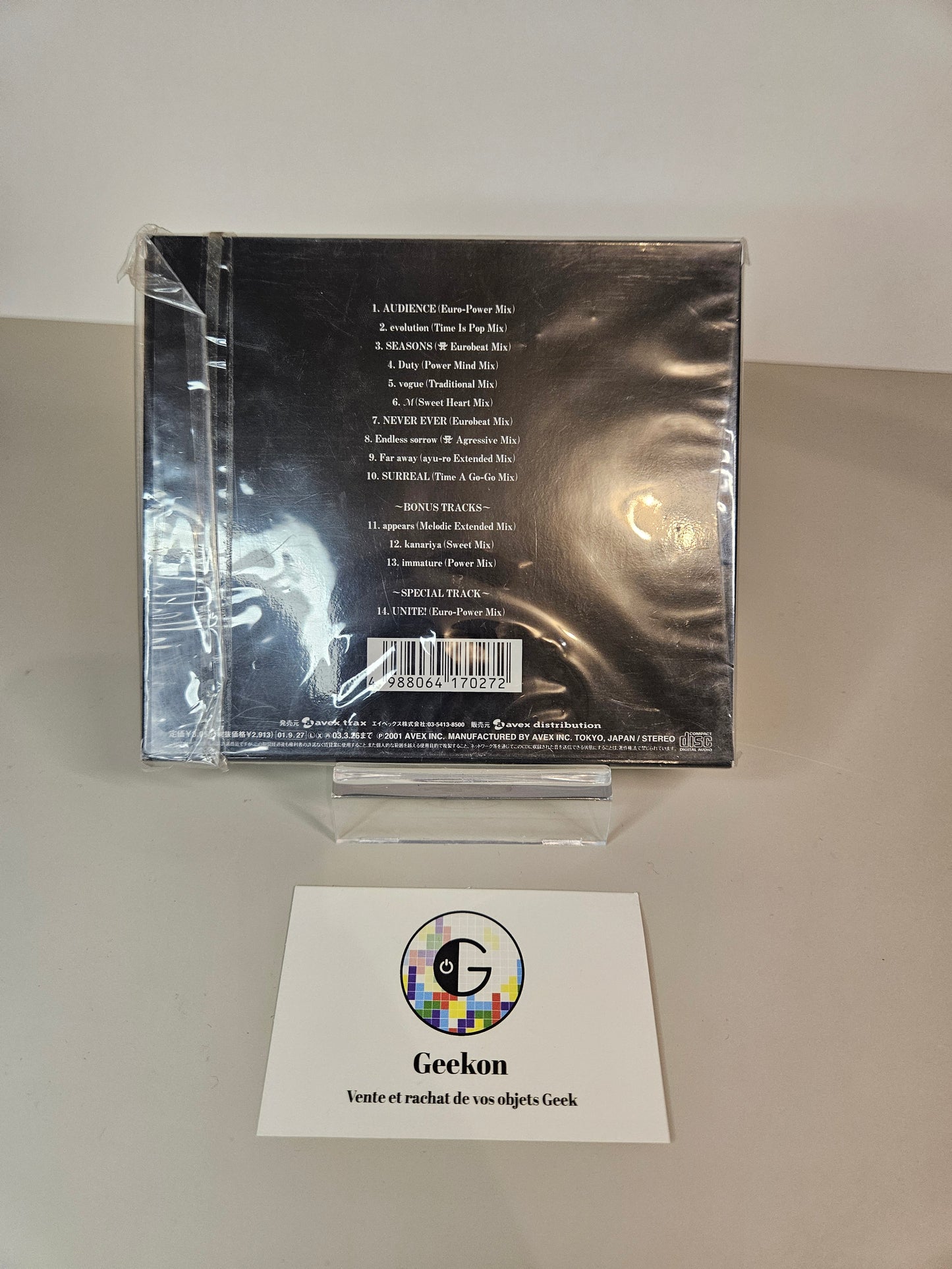 Super Eurobeat Ayu-Ro Mix2 Ayumi Hamasaki CD SOUNDTRACK INITIAL D DDR