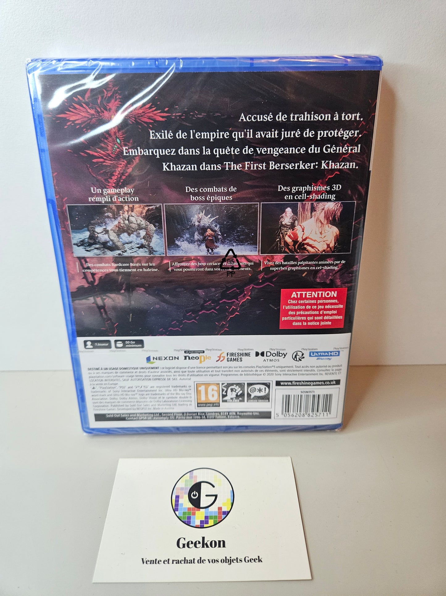 Playstation - Khazan The First Berserker