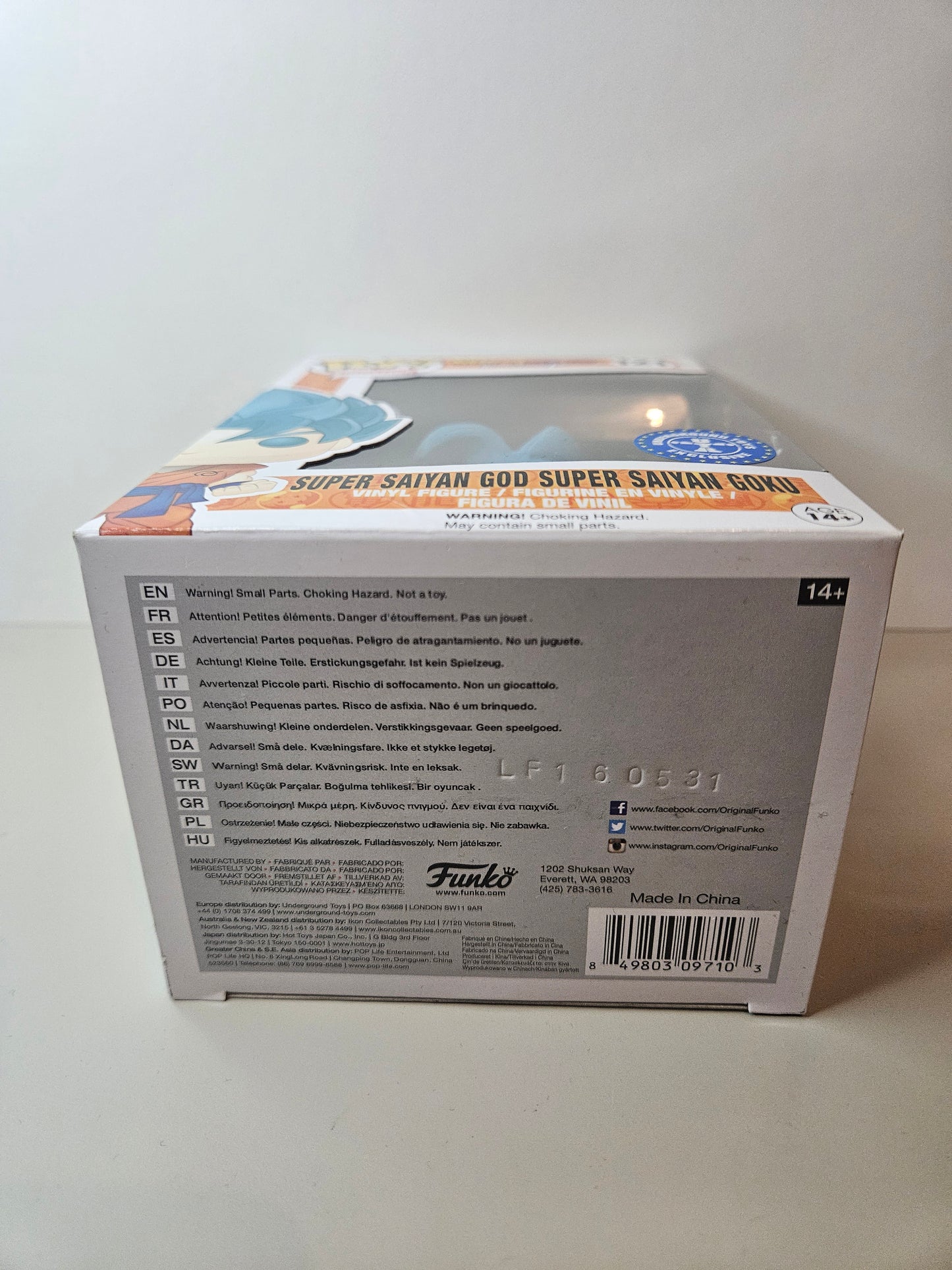 Funko Pop - Super Saiyan God Super Saiyan Goku