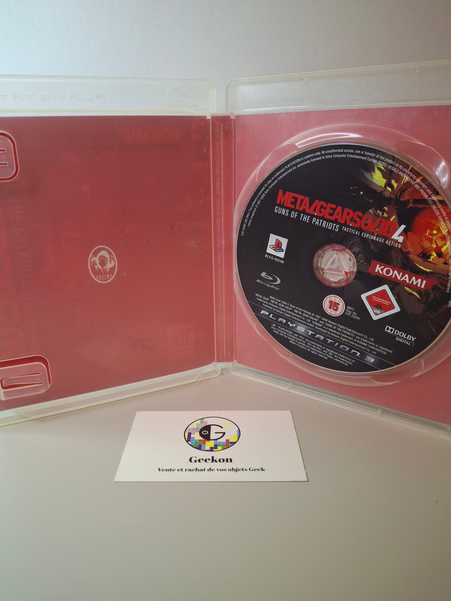 Playstation - Metal Gear Solid 4 : Guns of the Patriots