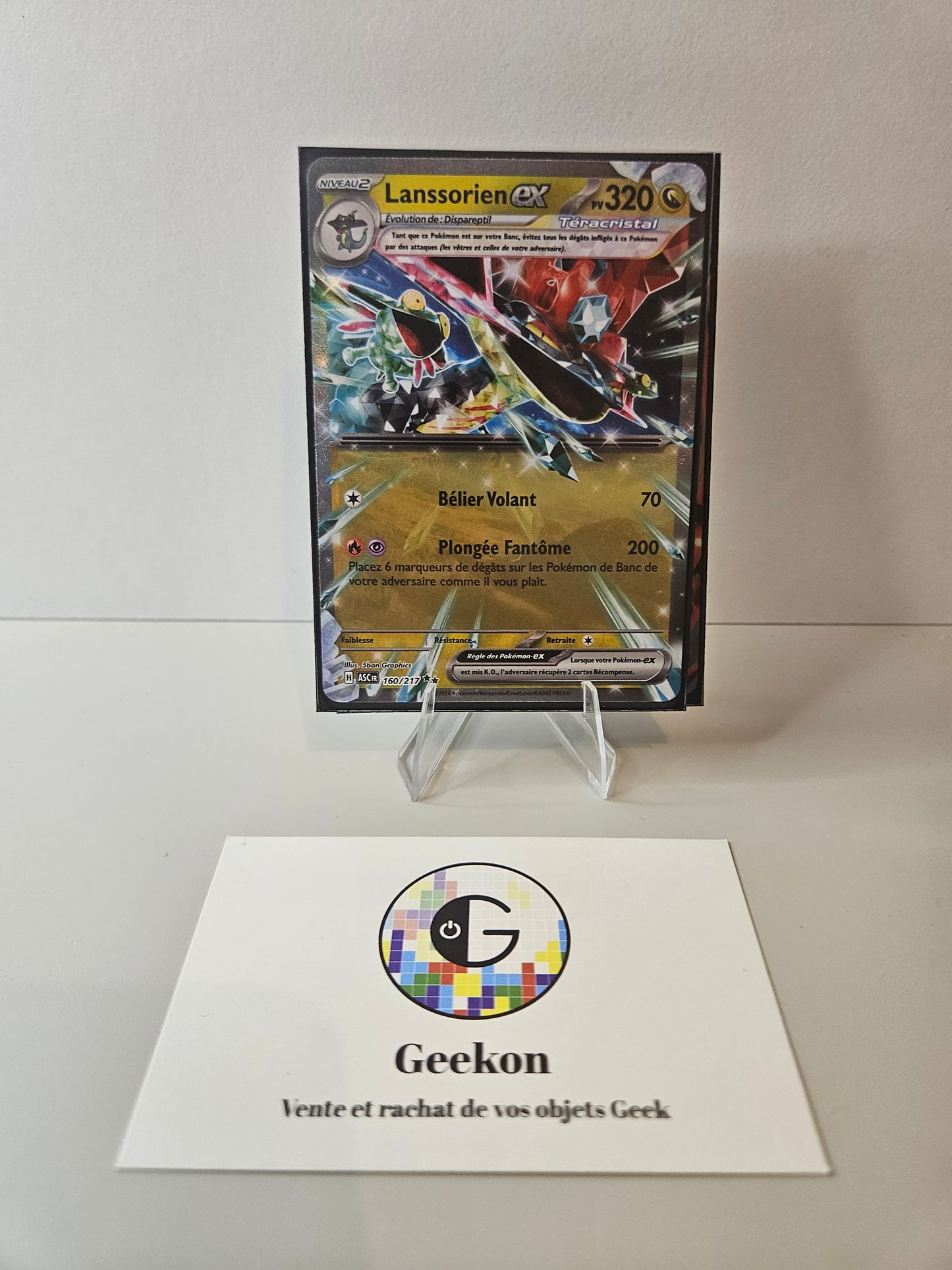 Carte Pokémon - Lanssorien EX