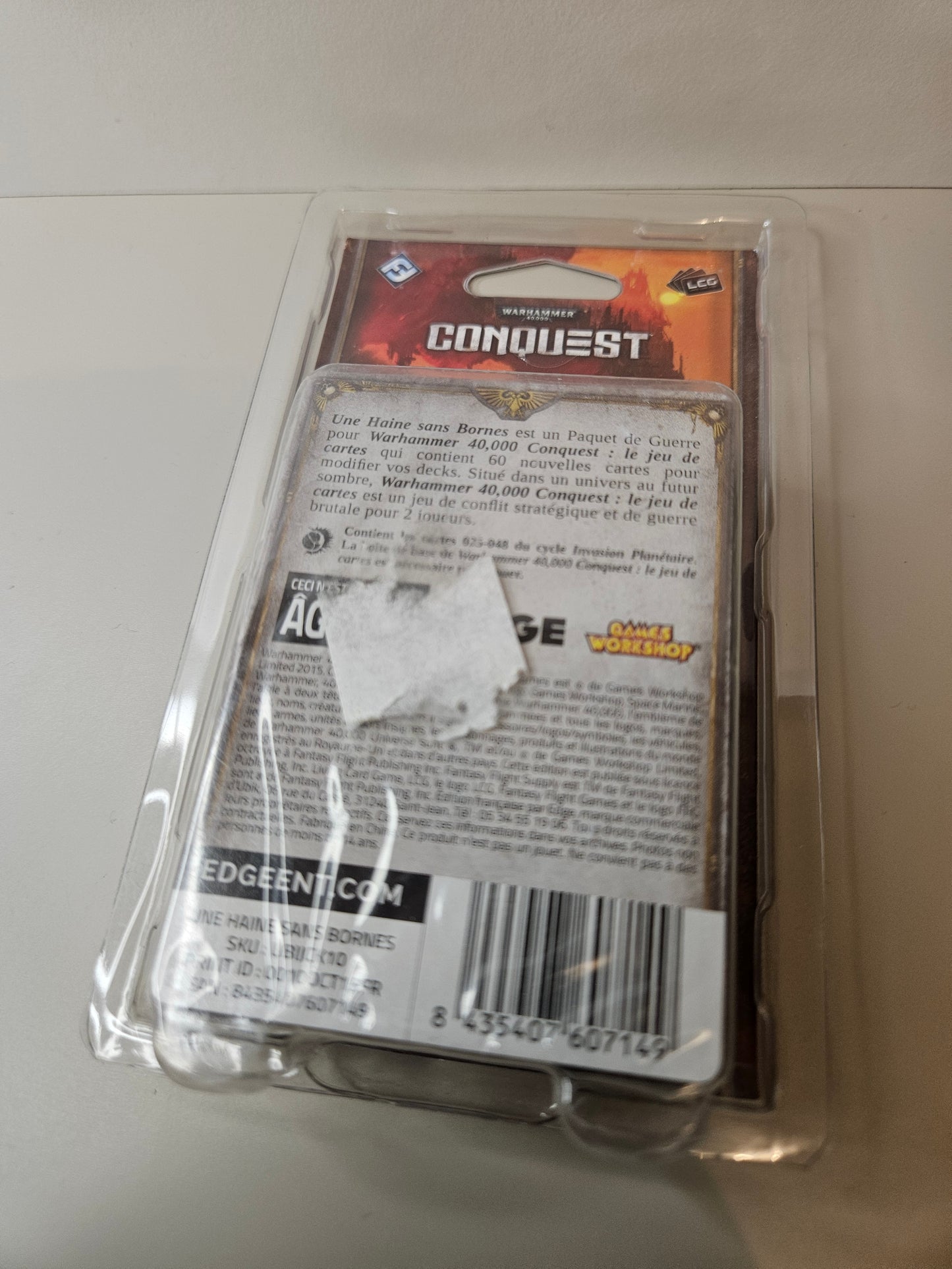 Warhammer 40000 CONQUEST le jeu de carte