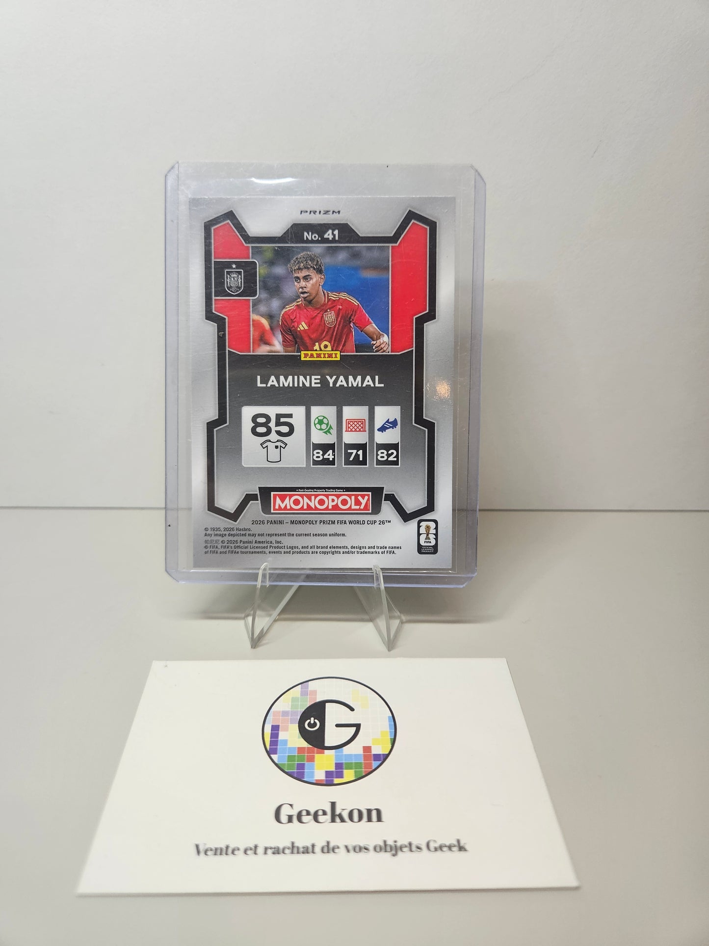2026 Panini Prizm Monopoly FIFA World Cup Lamine Yamal