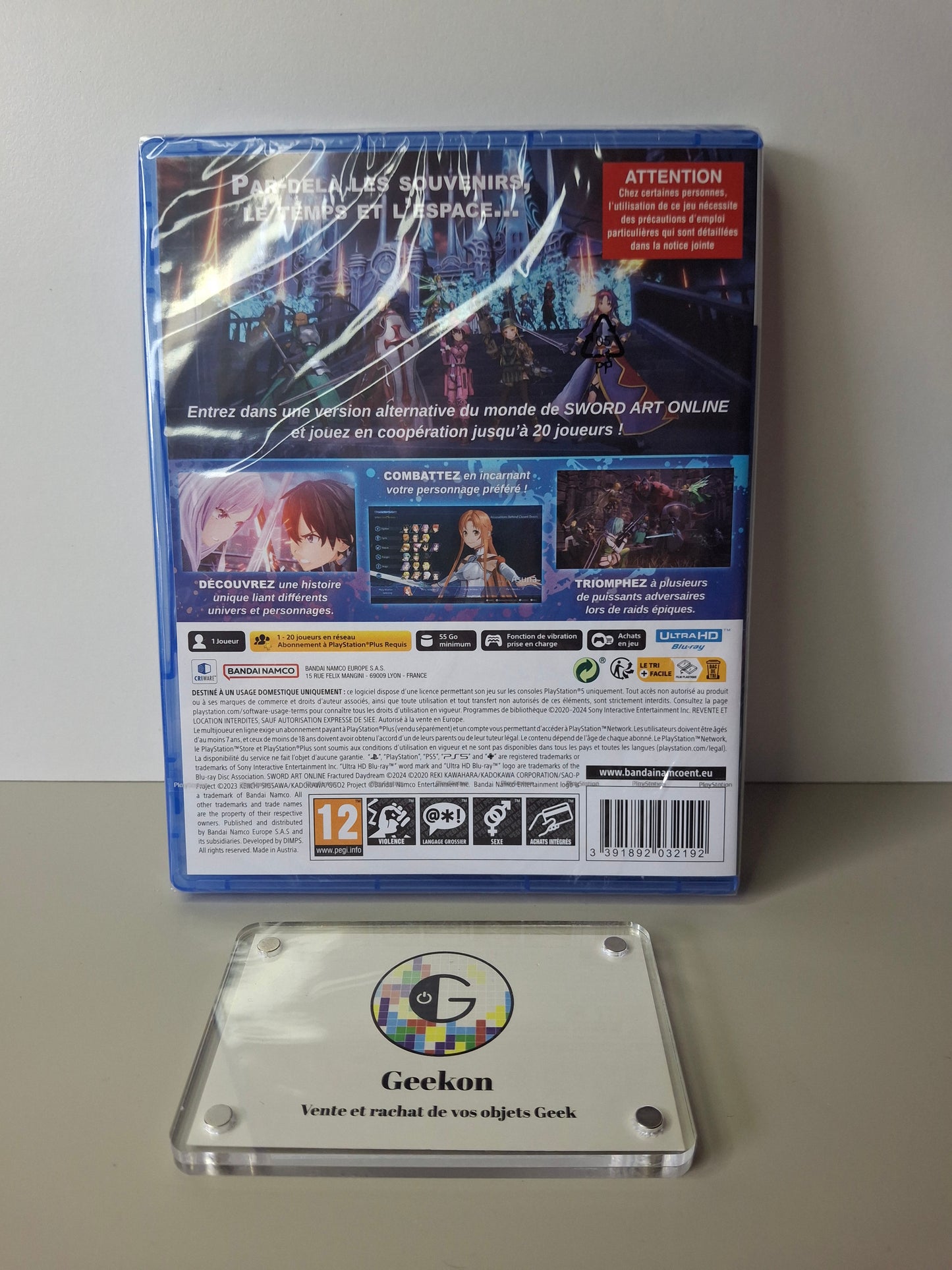 Playstation - Sword Art Online : Fractured Daydream
