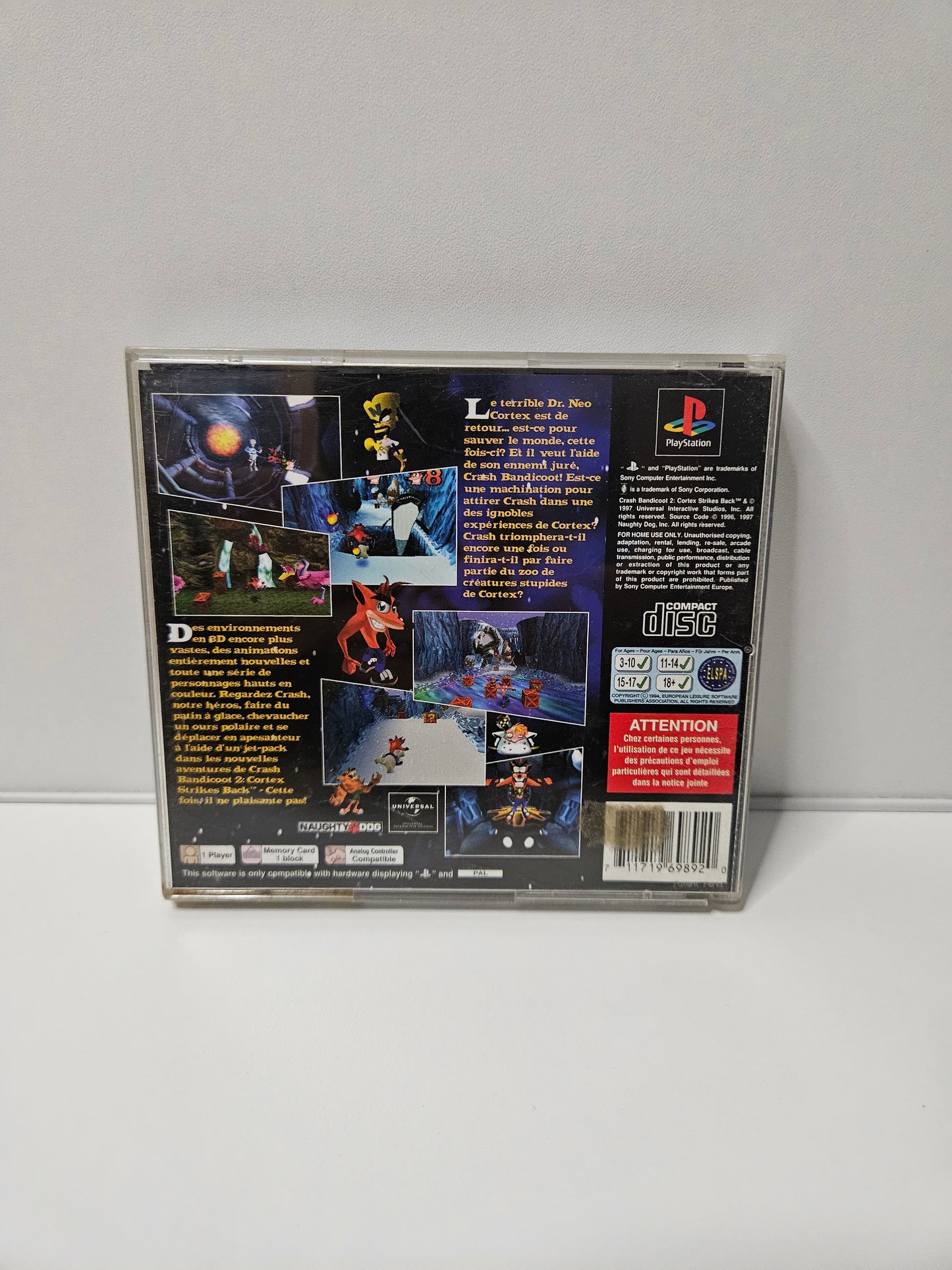 Playstation - Crash Bandicoot 2 FR