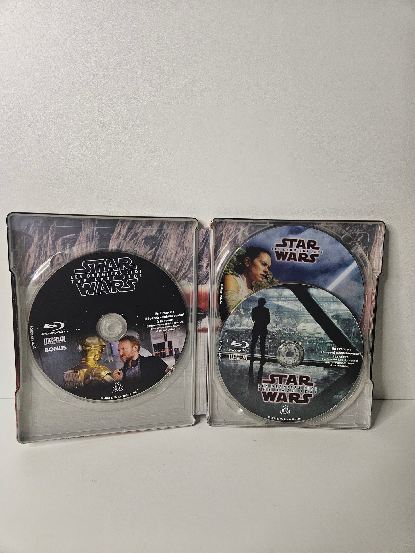 Blu-Ray Steelbook Star Wars Les Derniers Jedi