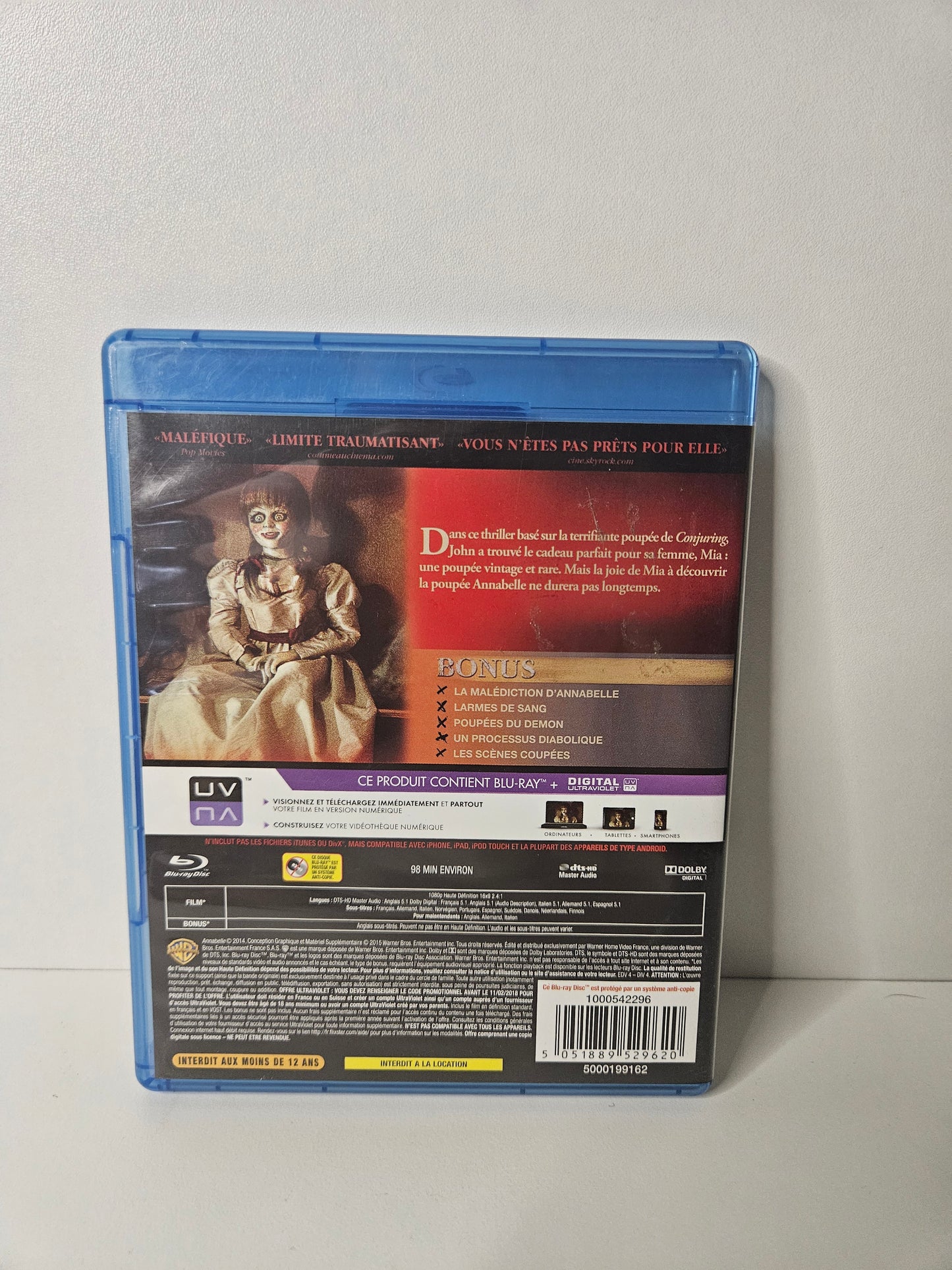 Blu-Ray Annabelle