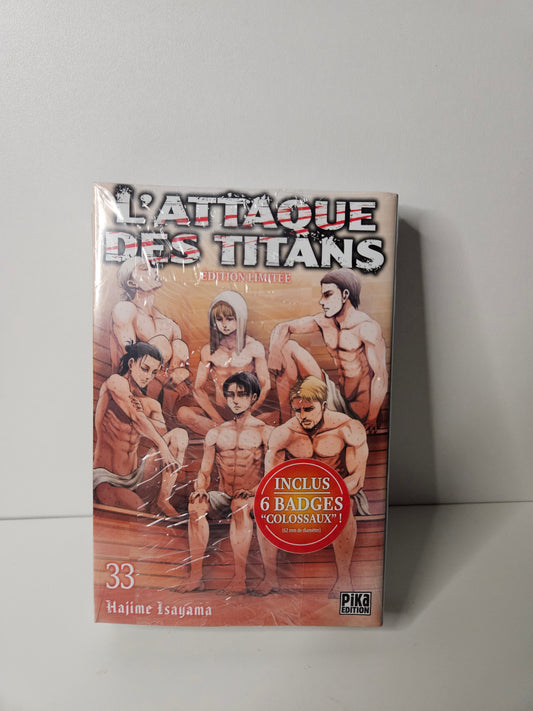 Tome 33 Collector Attaque des titans