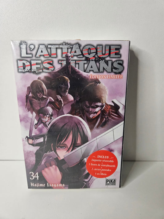 Tome 34 Collector Attaque des titans