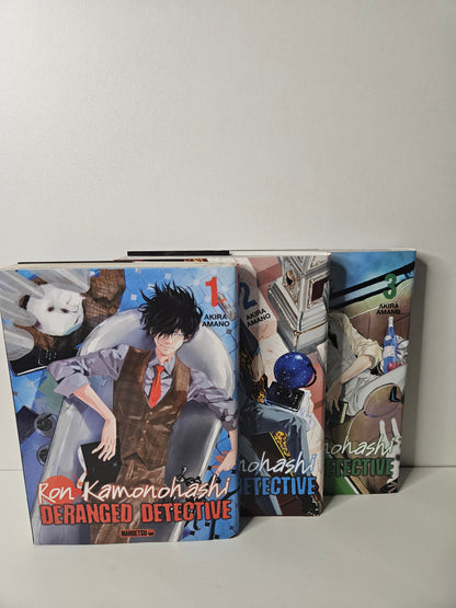 Tome 1 à 3 RON KAMONOHASHI Deranged Detective