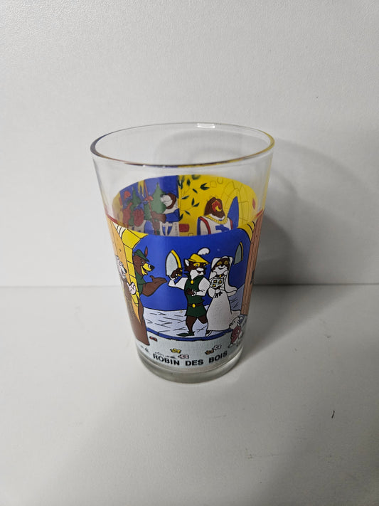 Verre Vintage Disney Robin des bois