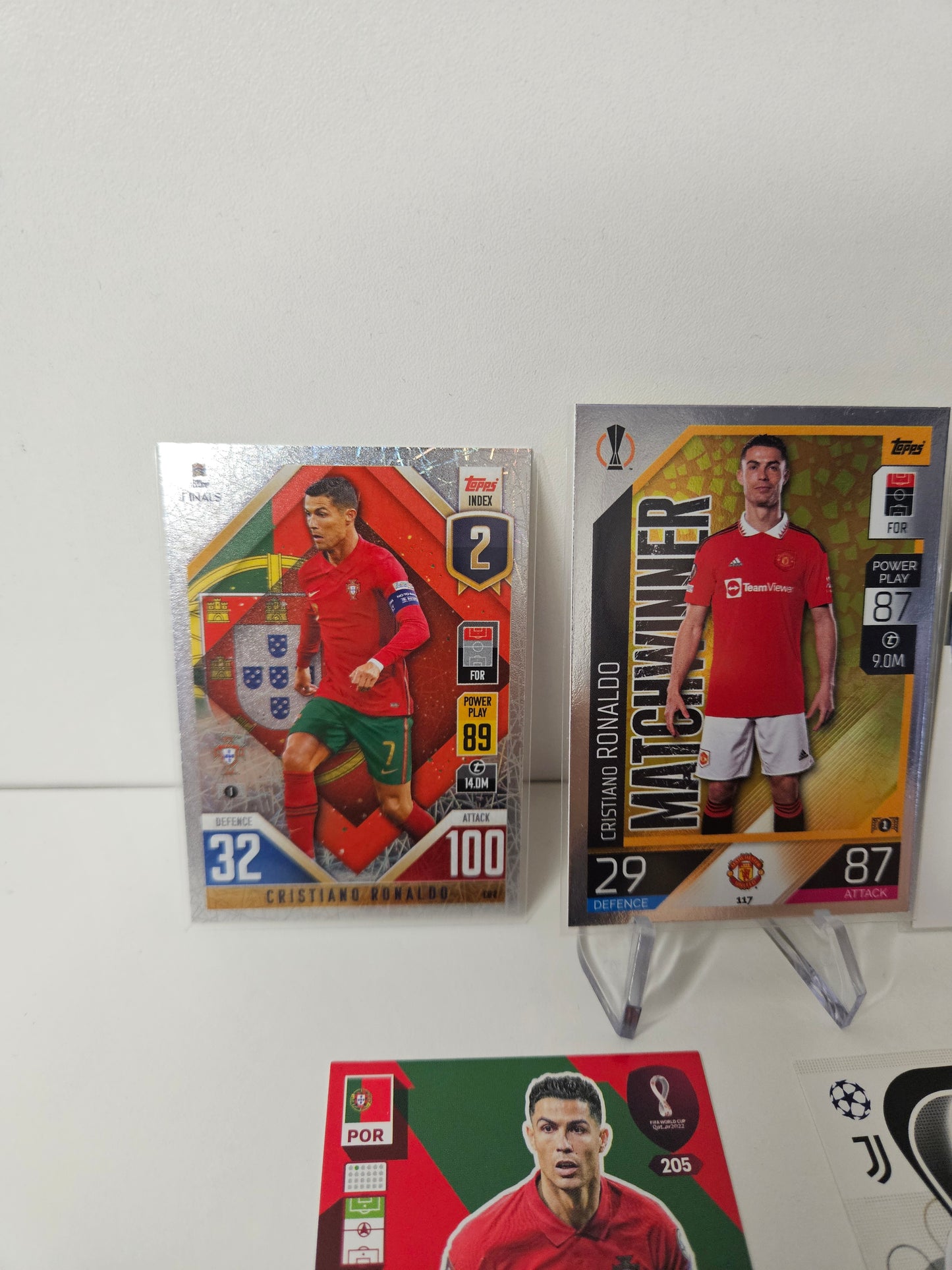 Lot de cartes Cristiano Ronaldo