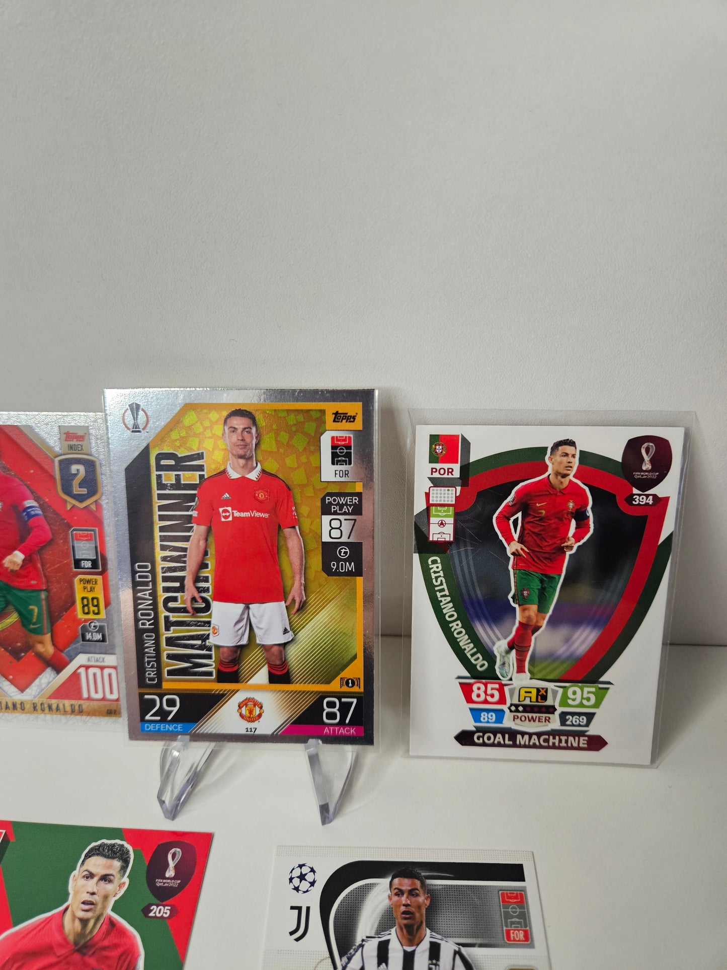 Lot de cartes Cristiano Ronaldo