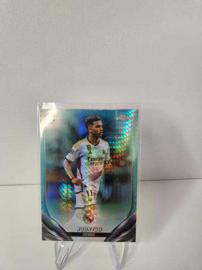 Rodrygo Aqua Prism Topps Chrome