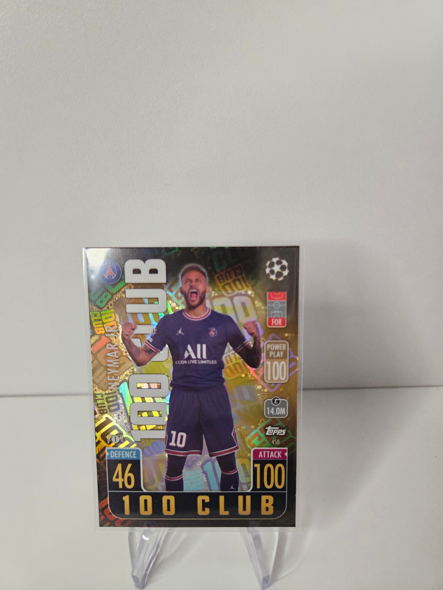 Neymar Jr 100 Club Topps