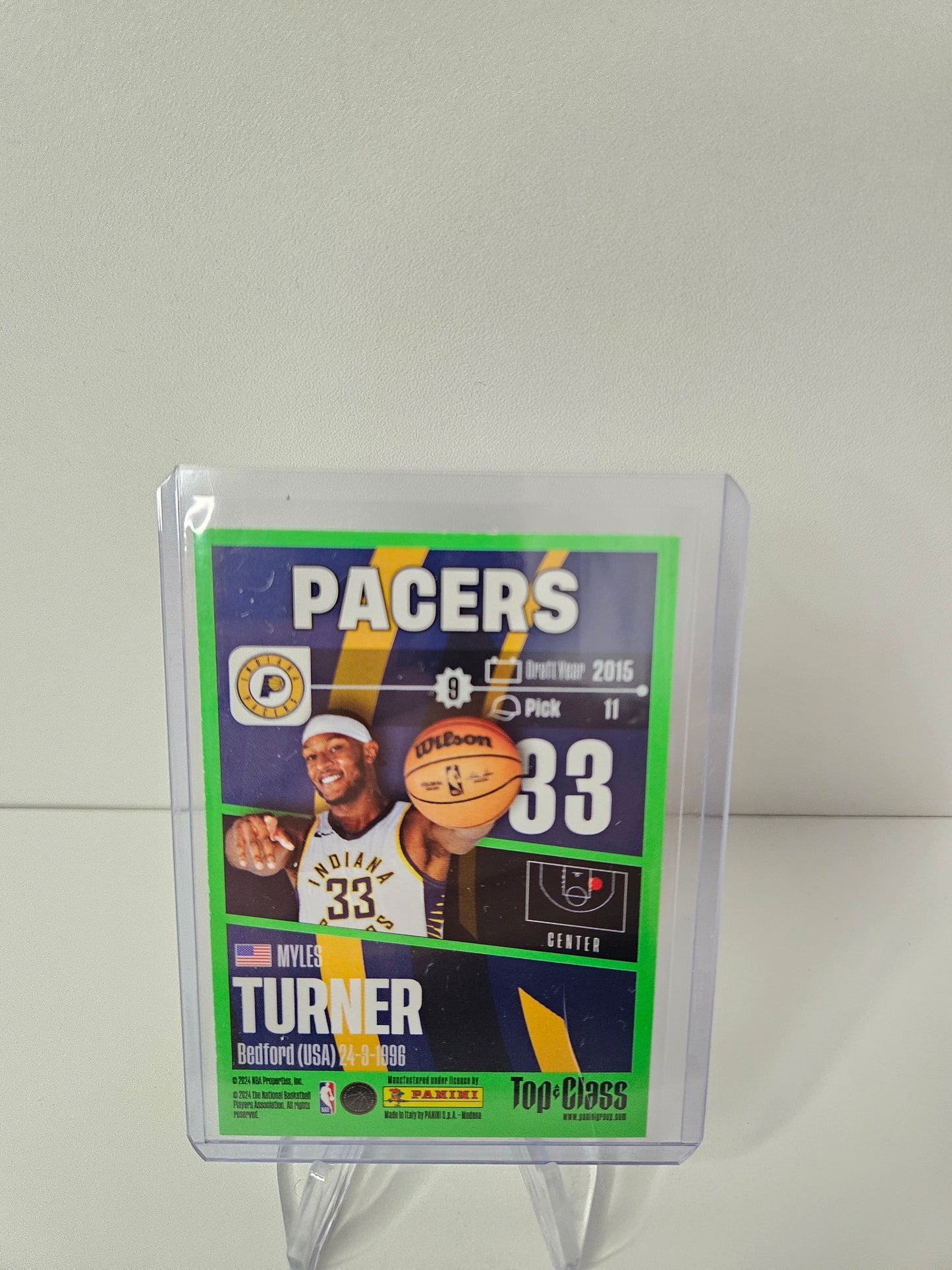 Myles Turner Auto Basket Top Class