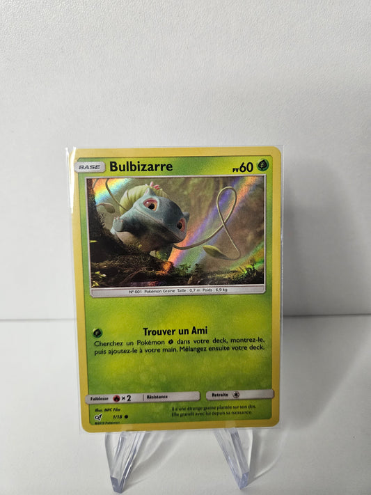 Lot Bulbizarre et Salamèche Holo Détective Pikachu