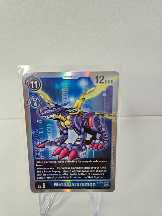 Carte Digimon Metalgarurumon