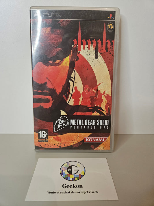 Playstation - Metal Gear Solid Portable OPS