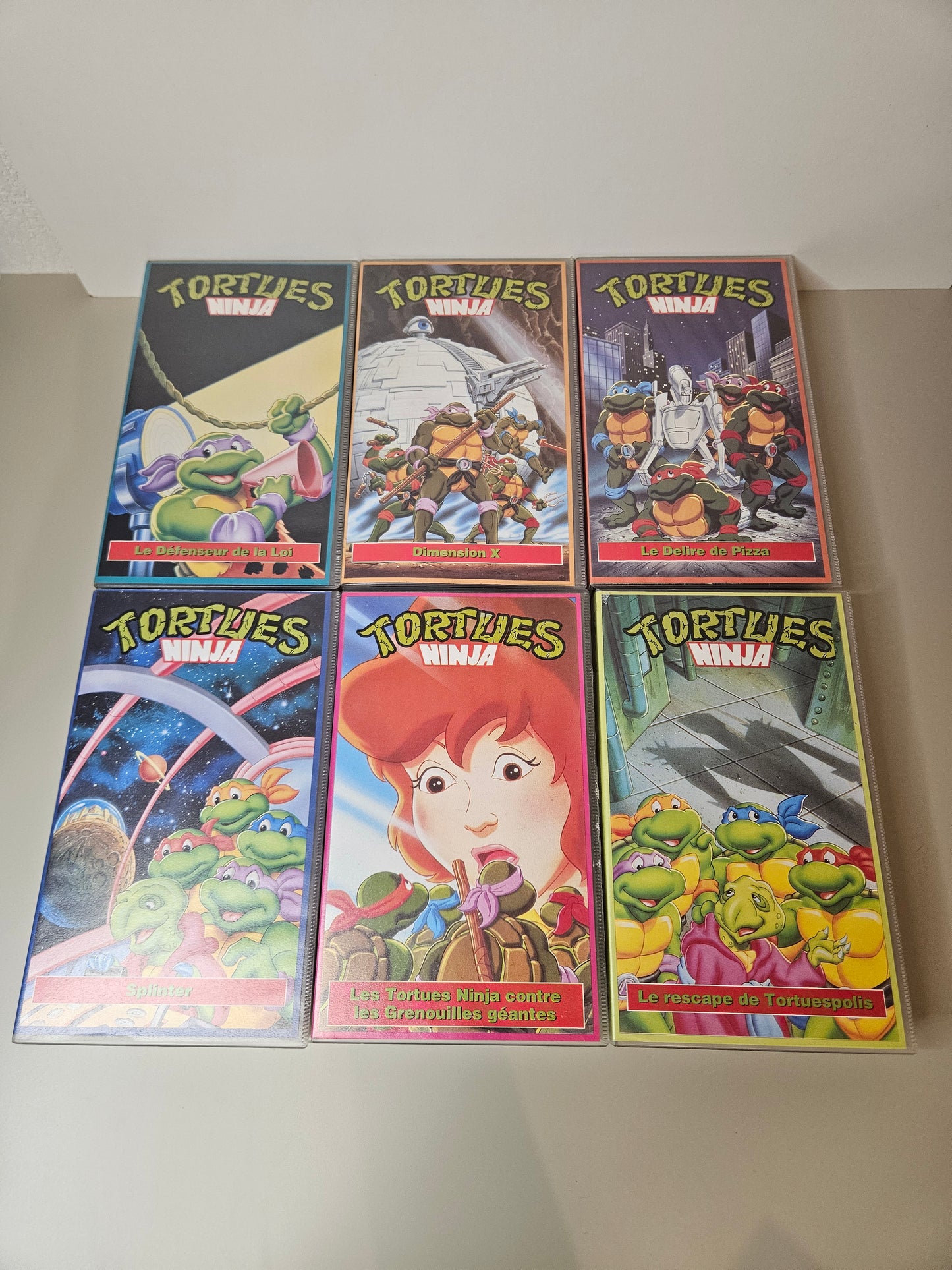 Lot VHS Vintage Tortue Ninja